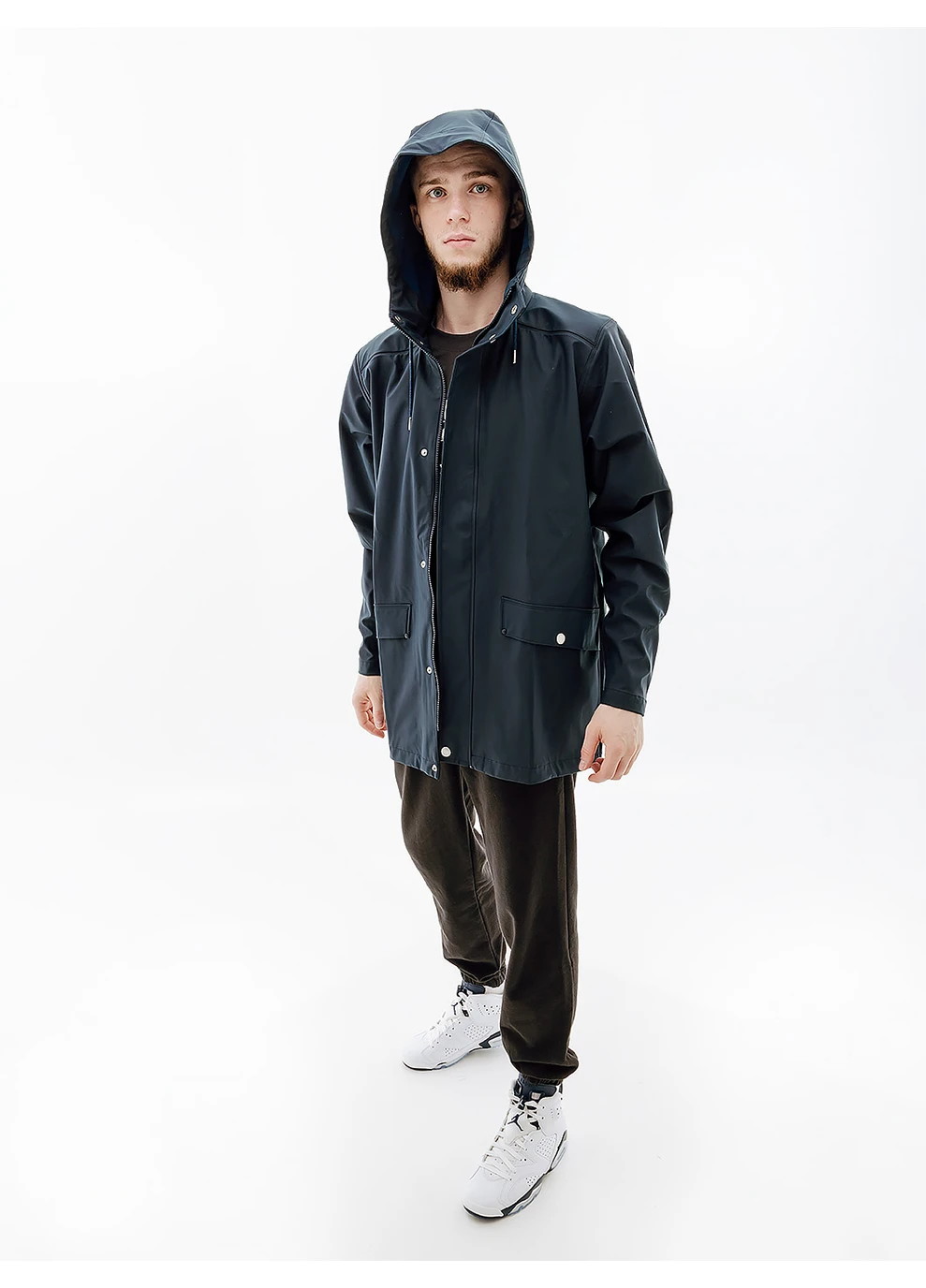 Чоловічий Плащ HELY HANSEN MOSS RAIN COAT Синій Helly Hansen (262450220)