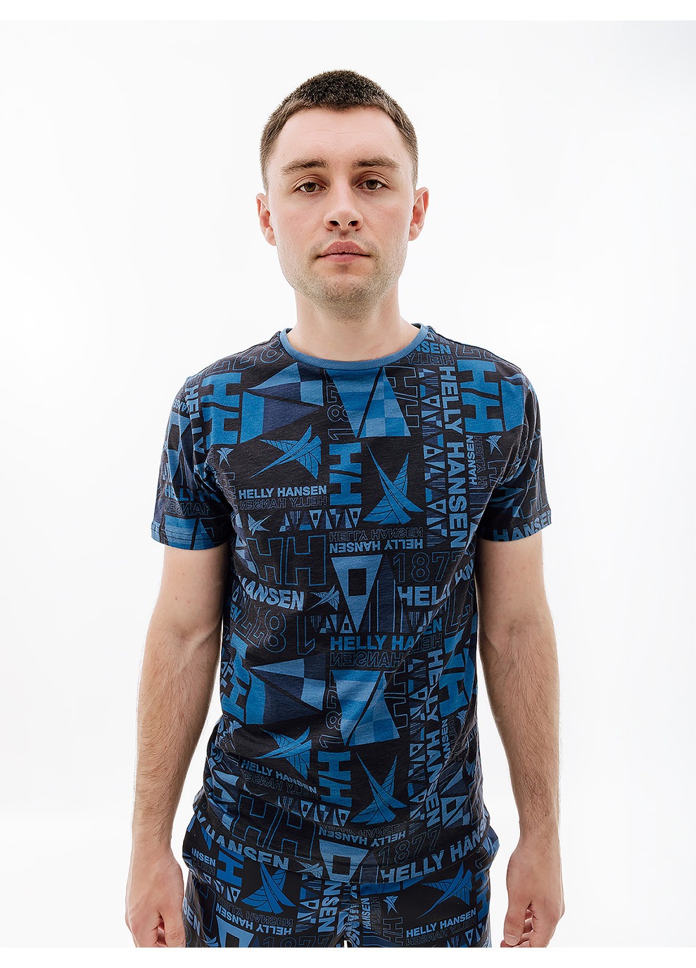 Комбинированная мужская футболка newport t-shirt разноцветный Helly Hansen