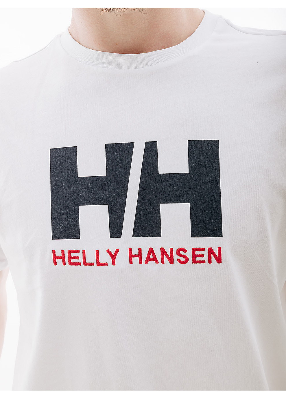 Белая мужская футболка hhogo t-shirt белый Helly Hansen