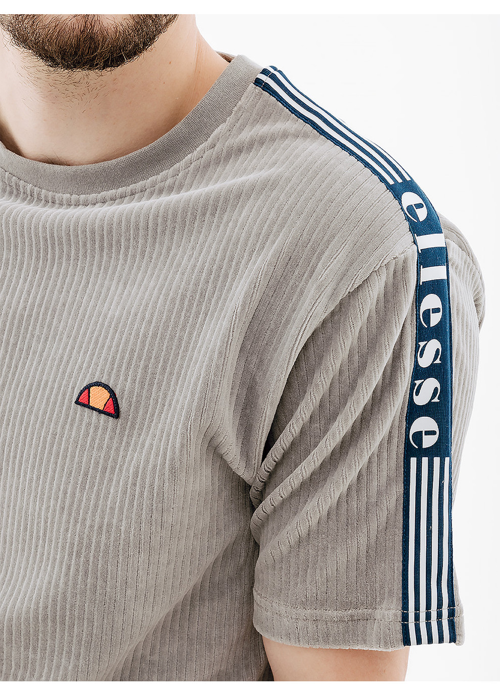 Серая мужская футболка ellesseadori tee серый Ellesse