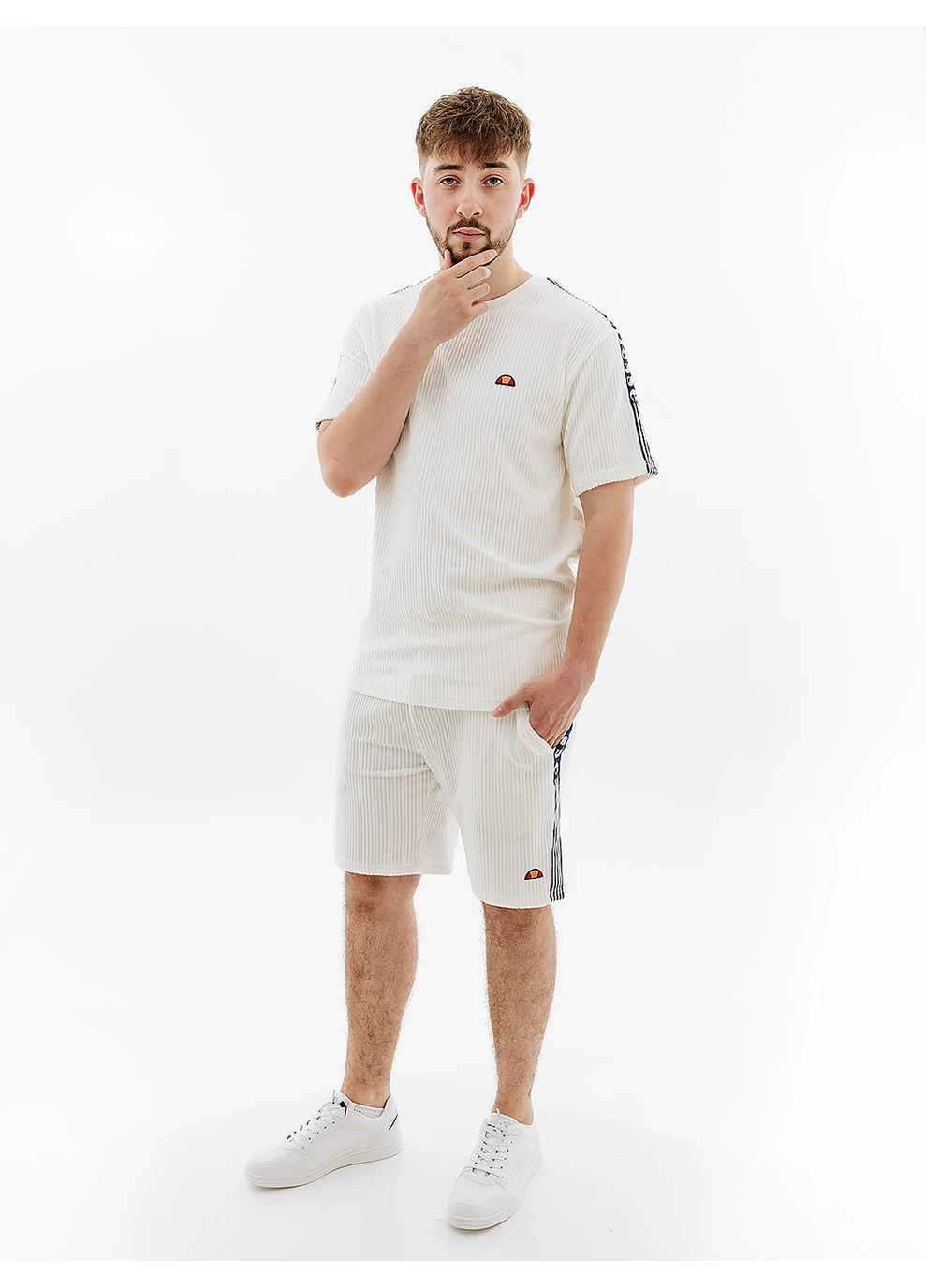Белая мужская футболка ellesseadori tee белый Ellesse