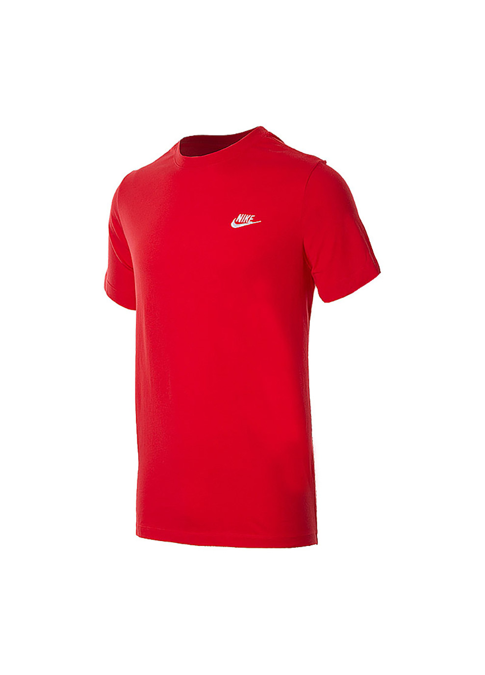 Вишнева чоловіча футболка nsw club tee вишневий Nike