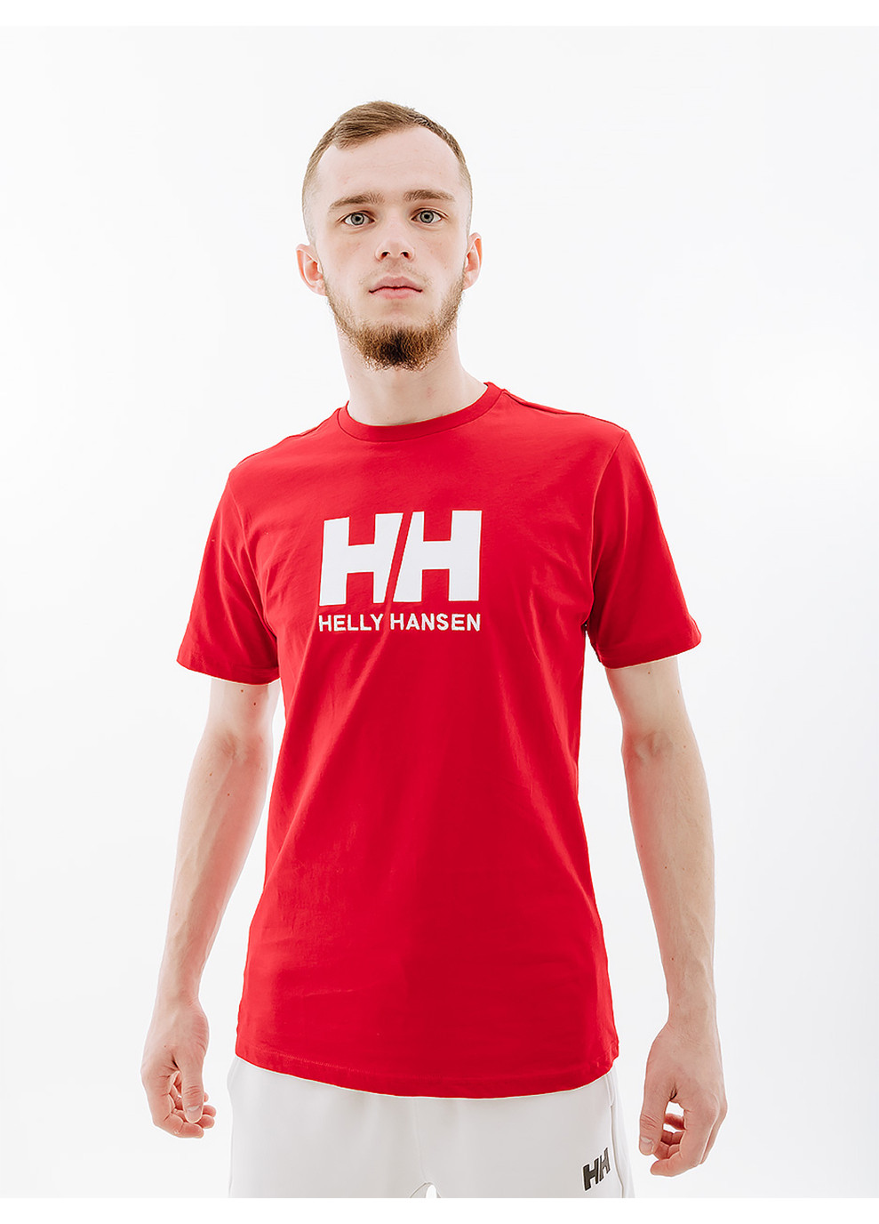 Червона чоловіча футболка hhogo t-shirt червоний Helly Hansen