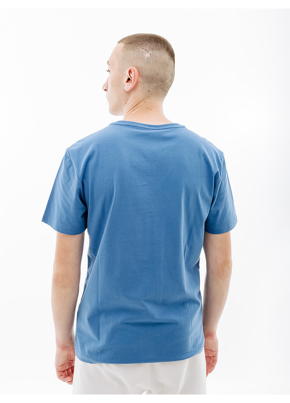 Синя чоловіча футболка horeline t-shirt 2.0 синій Helly Hansen