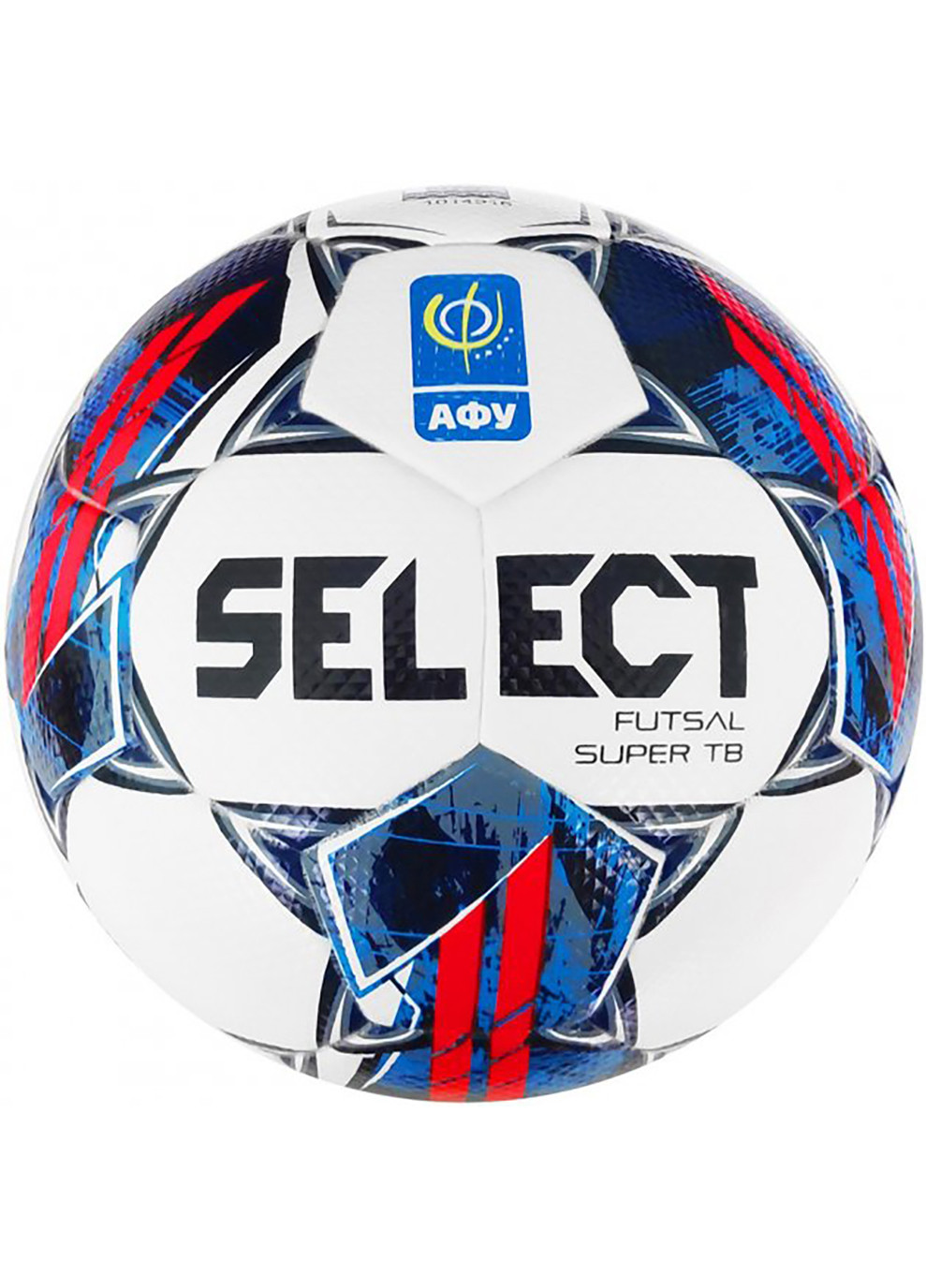М'яч футзальний FUTSAL SUPER TB v22 АФУ Білий, Червоний, Синій Уні 4 Select (262450681)