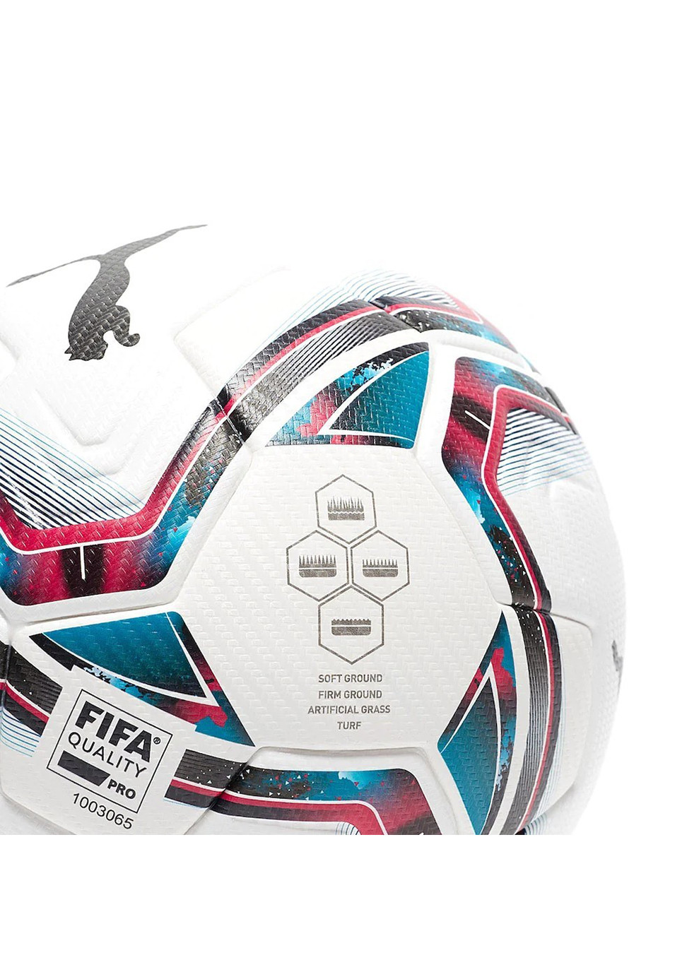 Футбольный мяч team FINAL 21.1 FIFA Quality Pro Ball Белый, Синий, Красный Уни 5 Puma (262451324)