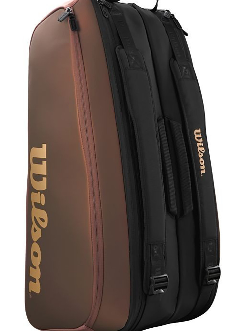 Тенісна сумка SUPER TOUR PRO STAFF V14 9PK RACKET BAG Коричневий Чорний Wilson (262450693)