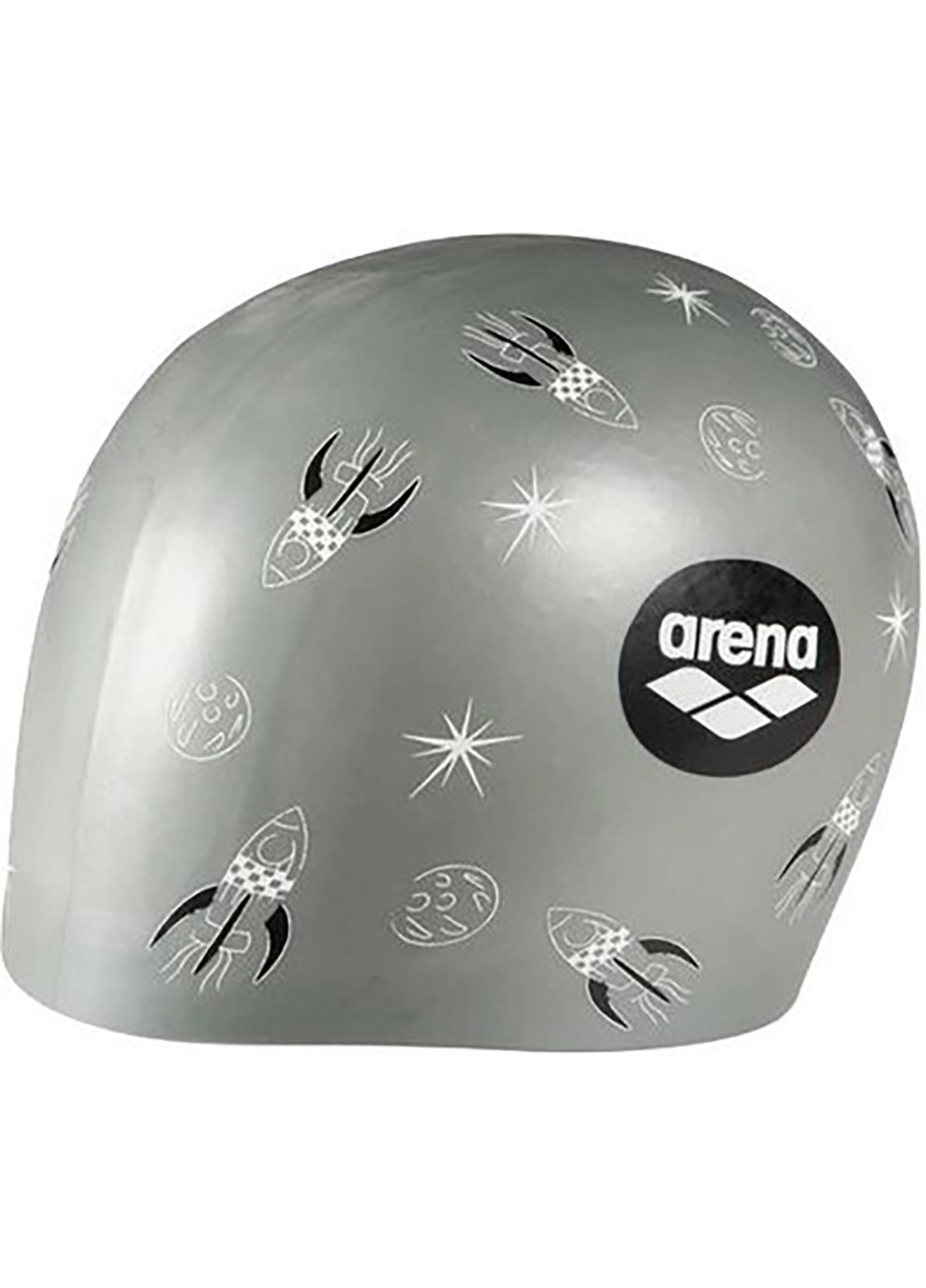 Шапка для плавания POOLISH MOULDED ракеты серебро Уни Arena (262450280)
