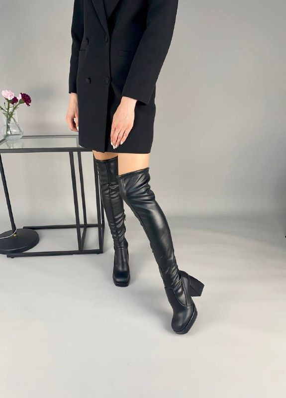 Осенние сапоги-чулки женские кожаные Fashion ‣ Купить в интернет ...