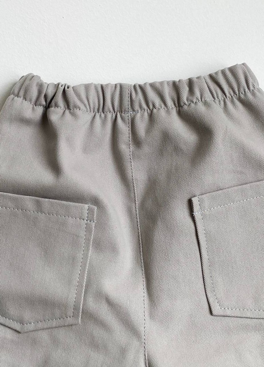 Серые кэжуал демисезонные брюки Dembohouse
