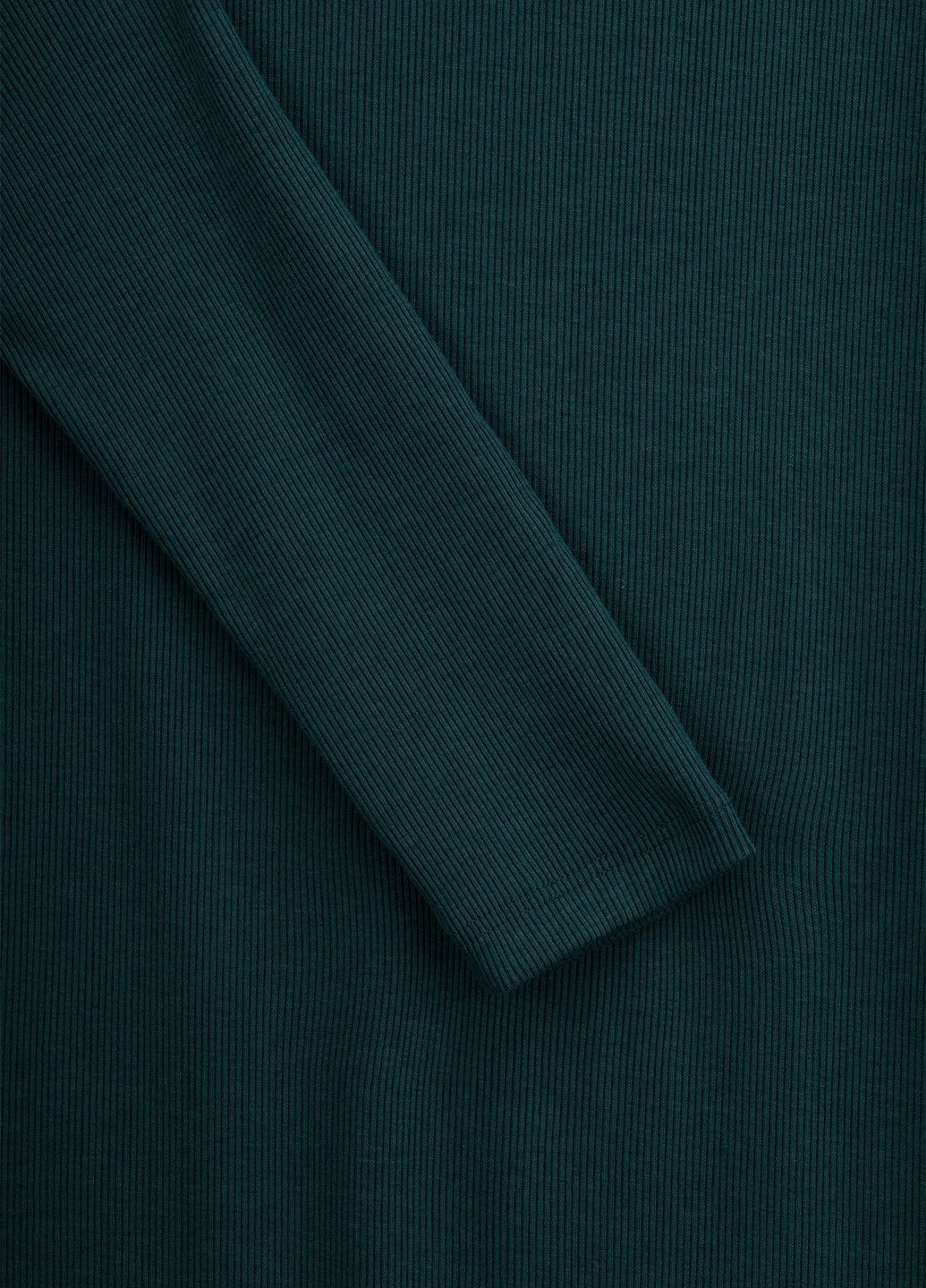 Темно-зелена повсякденний сукня No Brand
