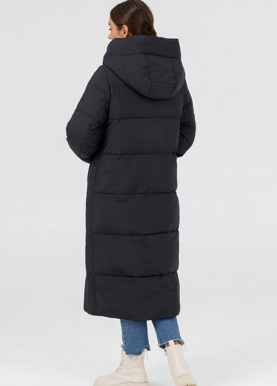 Чорна зимня пальто зимове жіноче чорний Snow Owl