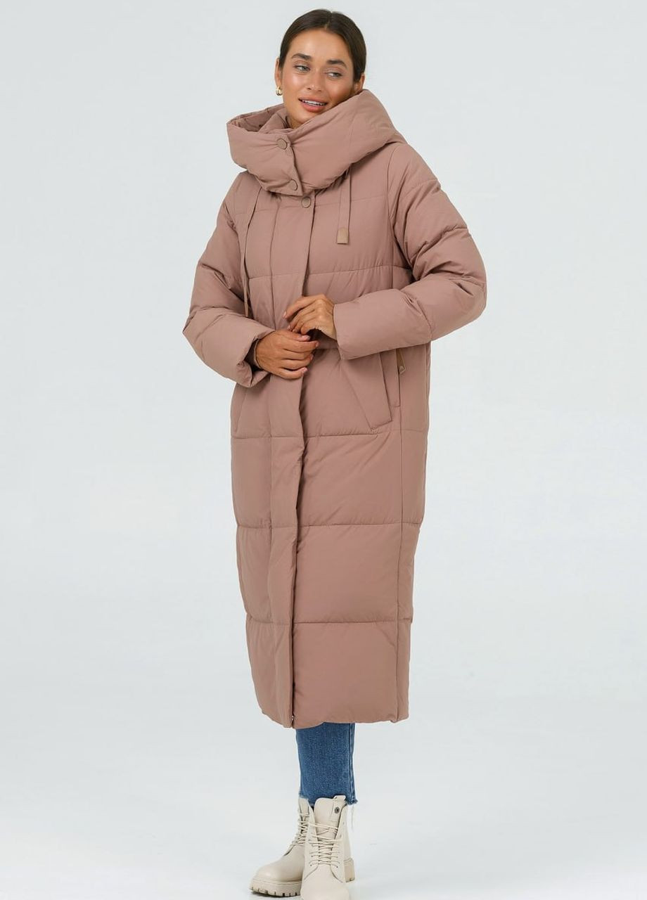 Бежевая зимняя пальто зимнее женское бежевый Snow Owl