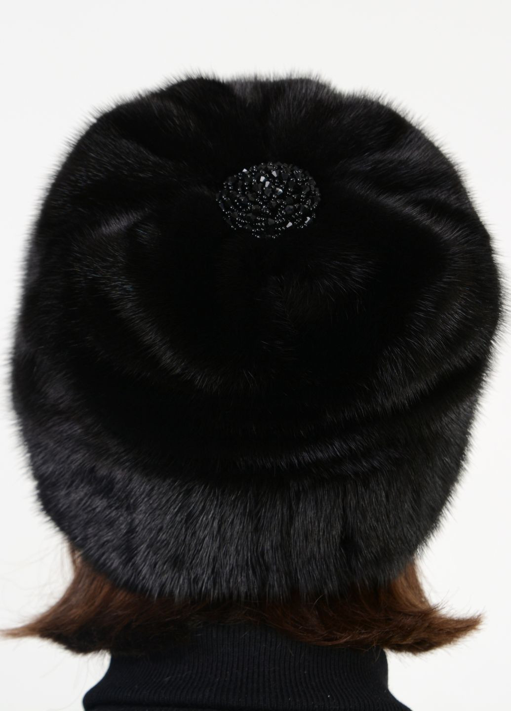 Жіноча зимова норкова шапка Меховой Стиль ромашка (262604312)