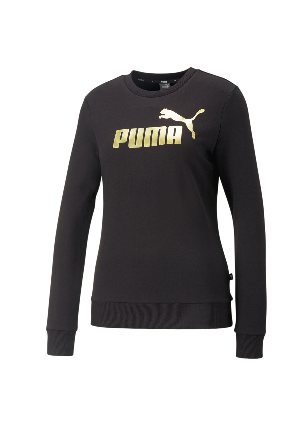 Свитшот Essentials+ Metallic Logo Crew Neck Sweatshirt Women Puma (262600880)