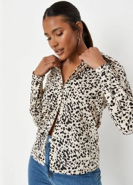 Бежевая рубашка Missguided