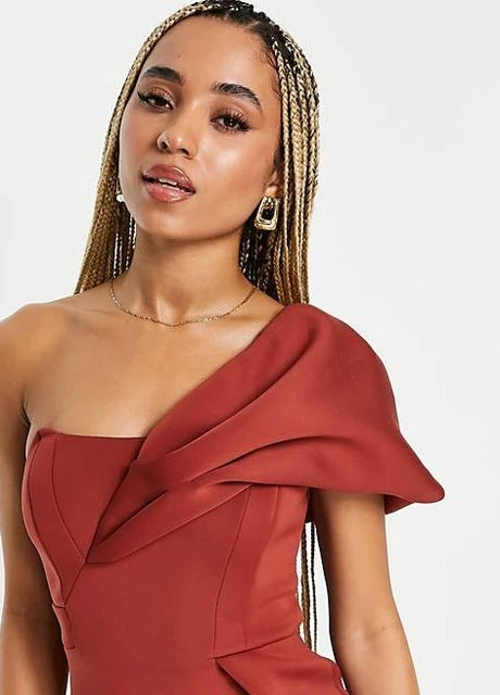 Коричневое платье Asos