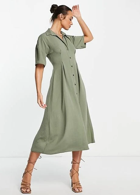 Оливкова (хакі) сукня Asos