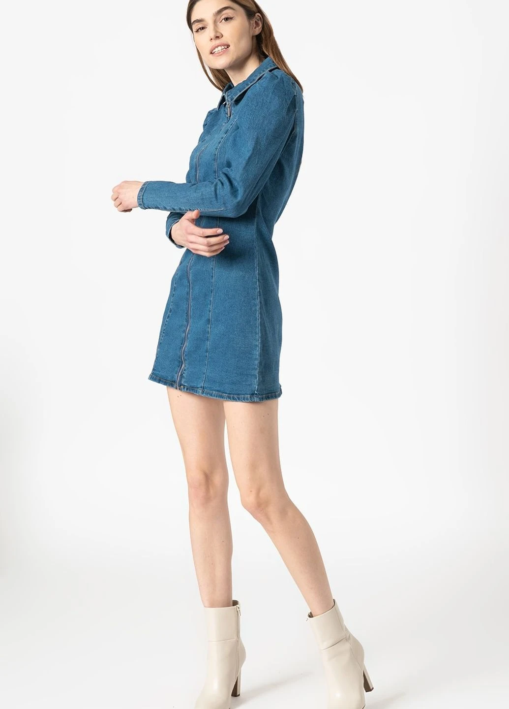 Голубое платье Missguided