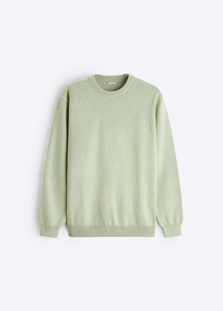 Зеленый демисезонный светр Zara 1775 410 green