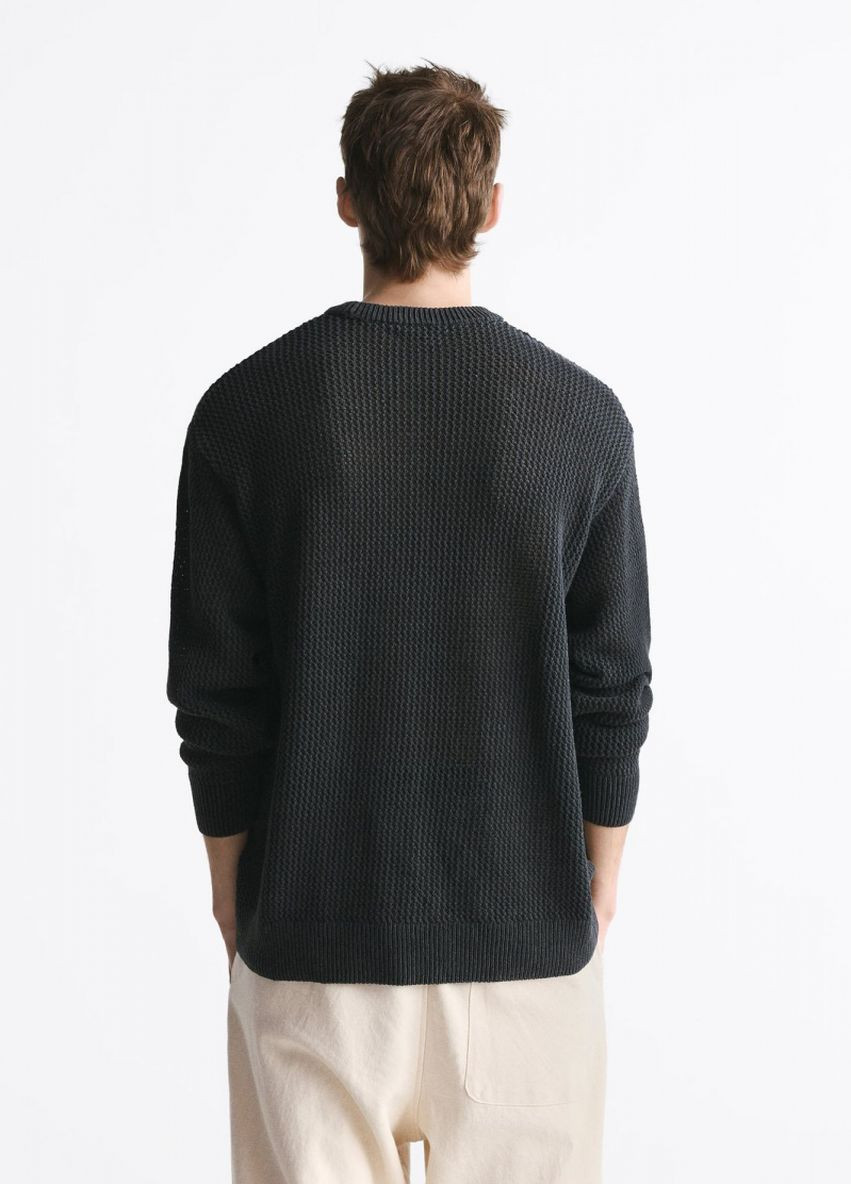 Темно-серый демисезонный светр Zara 7140 403 dk grey