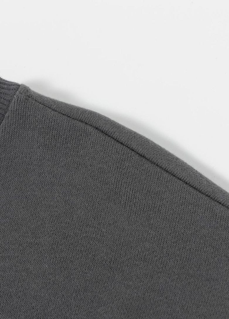 Серый демисезонный комплект для девочки - свитшот и фатиновая юбка черная юбочный Yumster