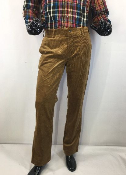 Горчичные кэжуал демисезонные прямые брюки Ralph Lauren