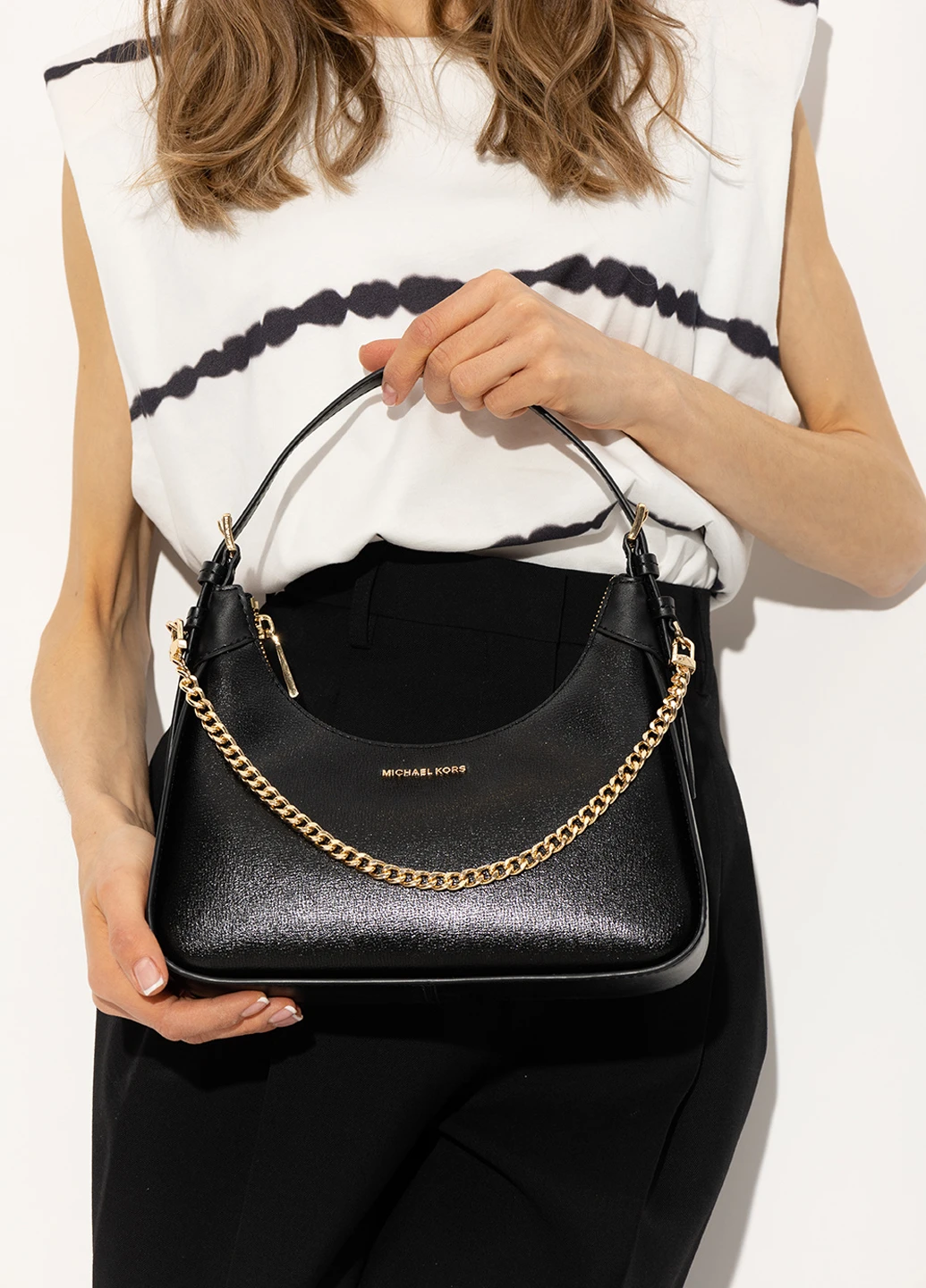 Сумка женская кожанная Michael Kors WILMA MD EW POUCHETTE (262672672)