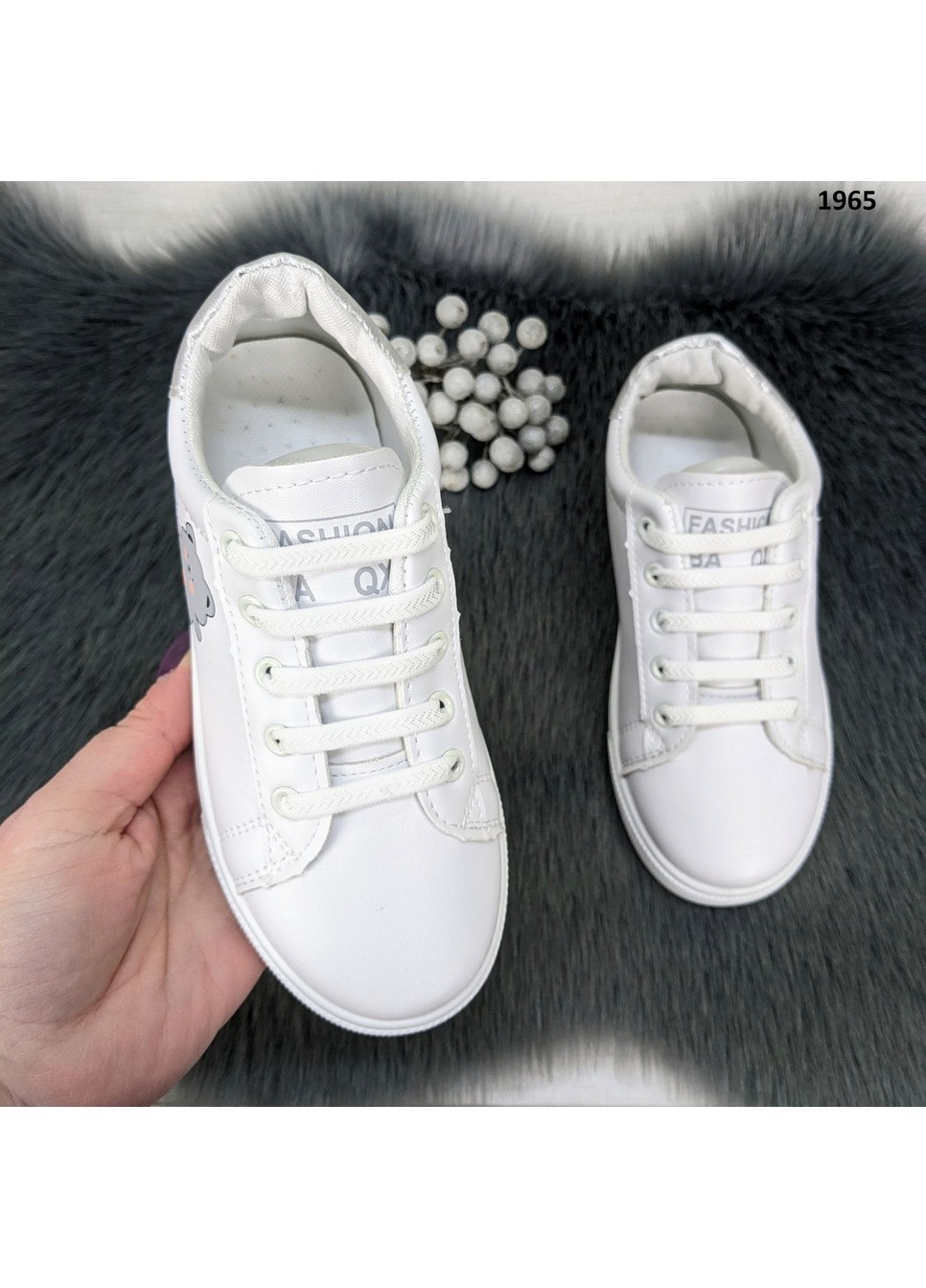 Белые демисезонные кроссовки кеды белые для девочки ABA