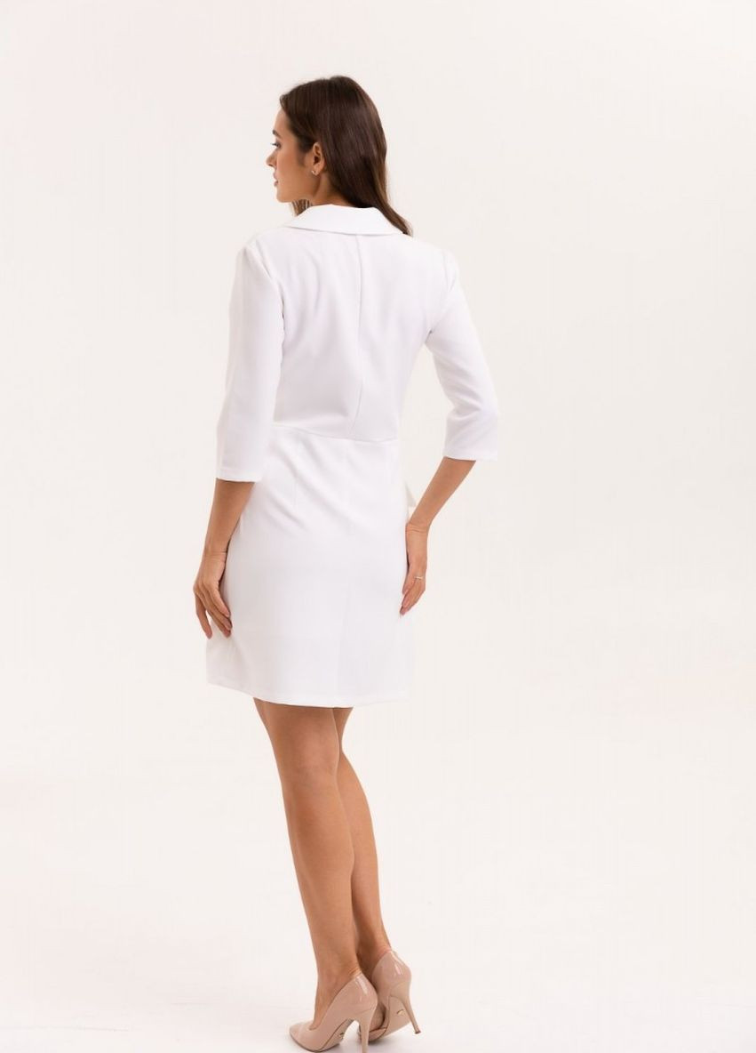 Білий вечірня плаття FashionYouWant однотонна