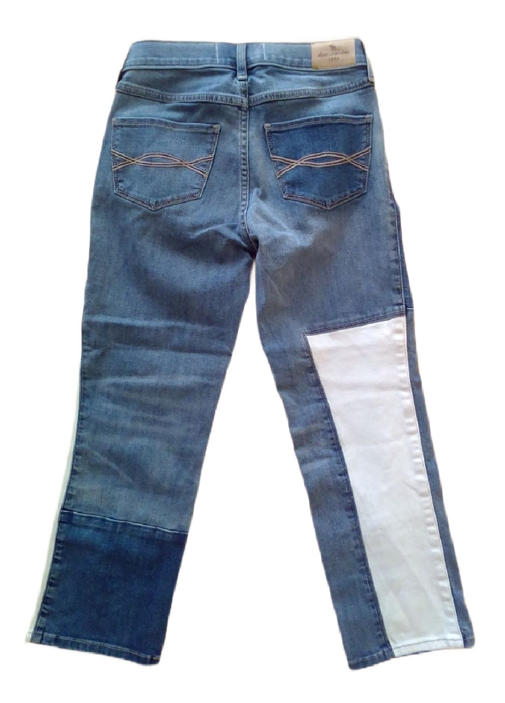 Голубые демисезонные джинсы Abercrombie & Fitch