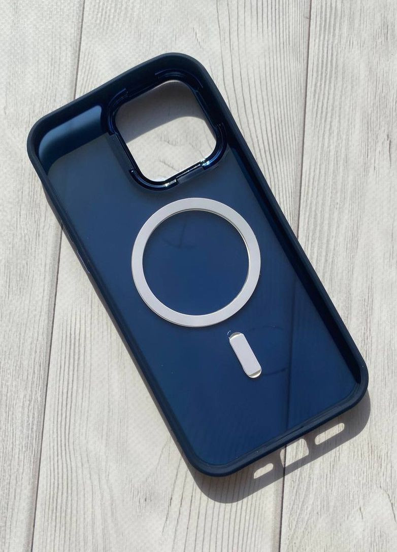 Матовый чехол Soft Touch на iPhone 14 Pro Max с поддержкой MagSafe :: Синий Creative (262816590)