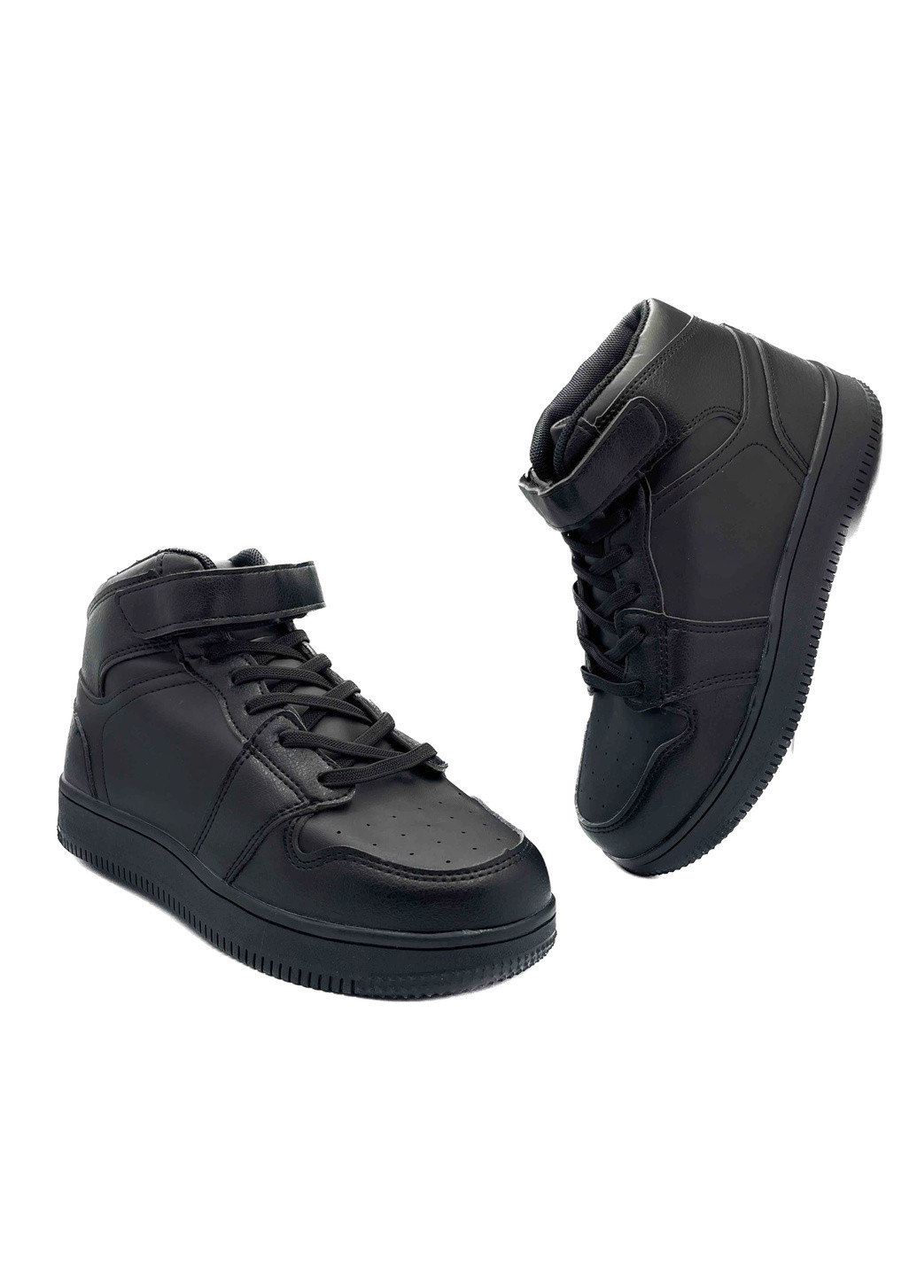 Черные повседневные осенние демисезонные ботинки Kimboo