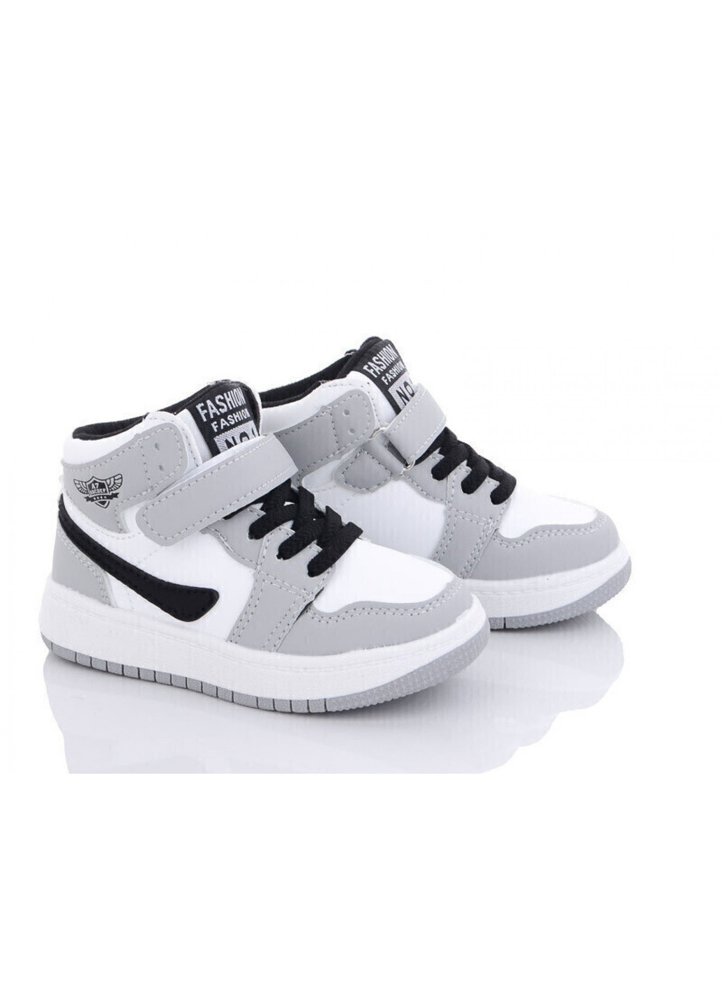 Серые повседневные осенние демисезонные ботинки BBT