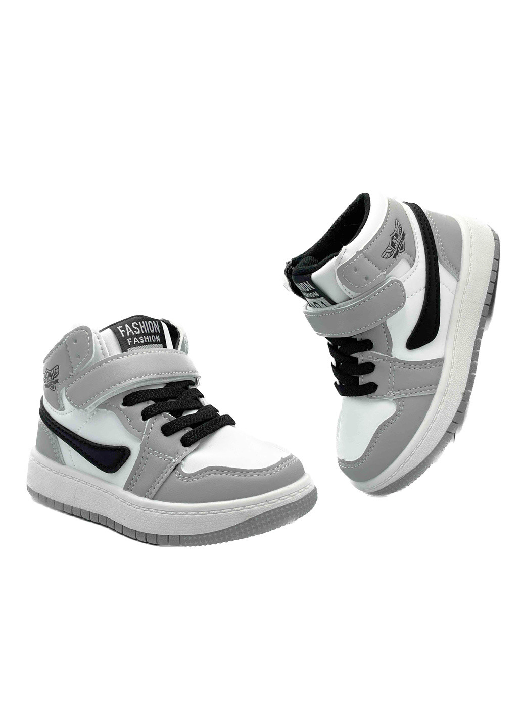 Серые повседневные осенние демисезонные ботинки BBT