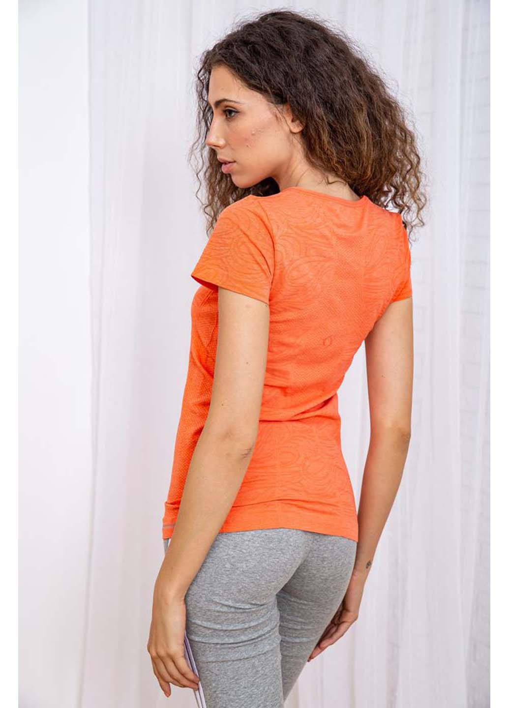 Оранжевая летняя футболка Ager
