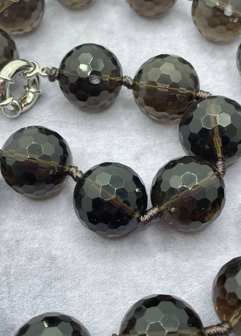 Бусы раухтопаз 45 см 16 мм No Brand (262822110)