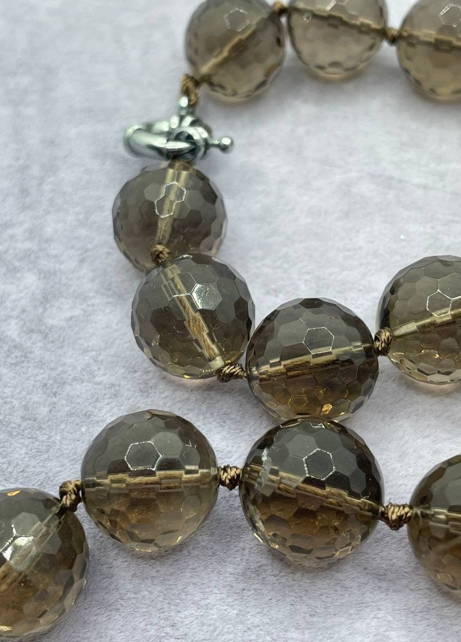 Бусы раухтопаз 45 см 16 мм No Brand (262822110)