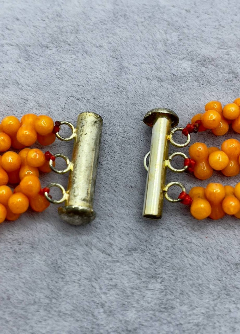 Колье натуральный коралл косточки 40 см No Brand (262821998)