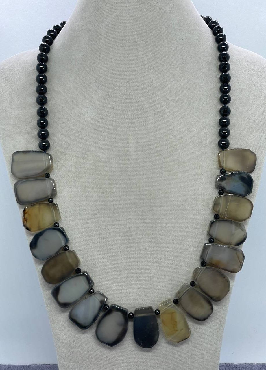 Намисто агат 60 см No Brand (262821920)