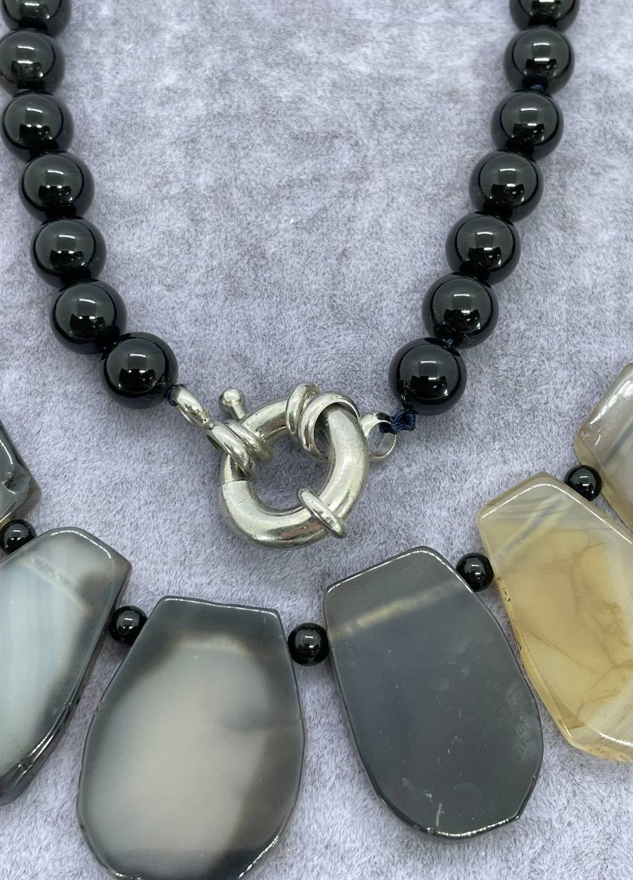 Намисто агат 60 см No Brand (262821920)