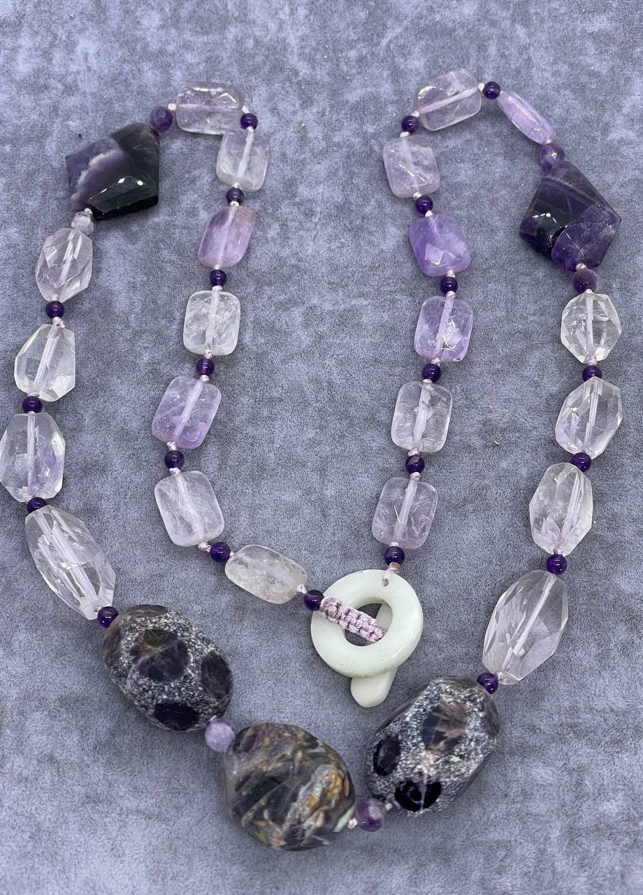 Бусы Аметист 70 см No Brand (262821690)