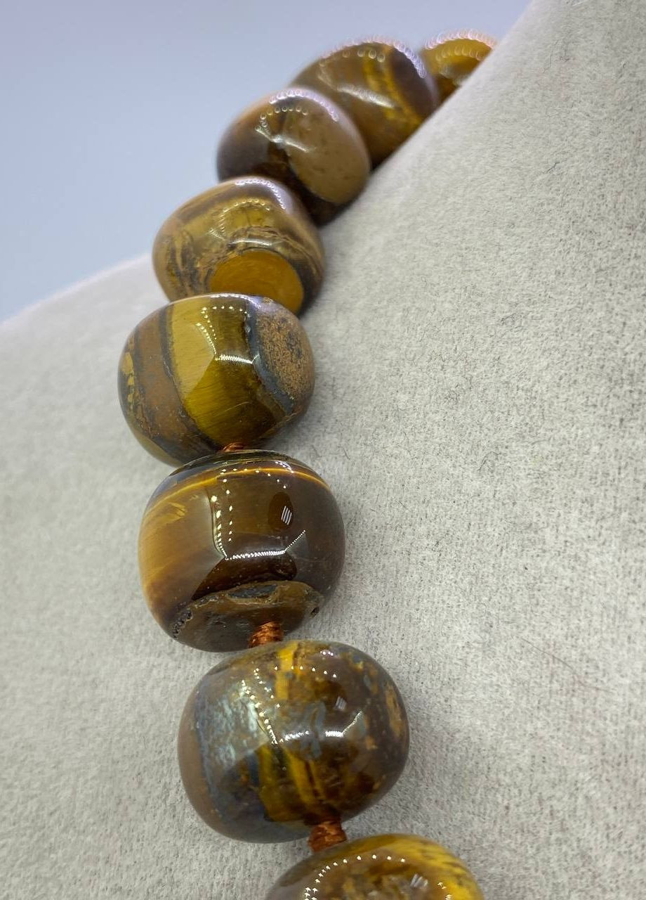 Намисто тигрове око 45 см No Brand (262821649)