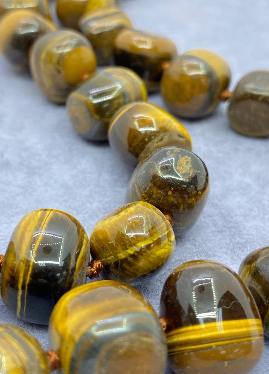 Намисто тигрове око 45 см No Brand (262821649)