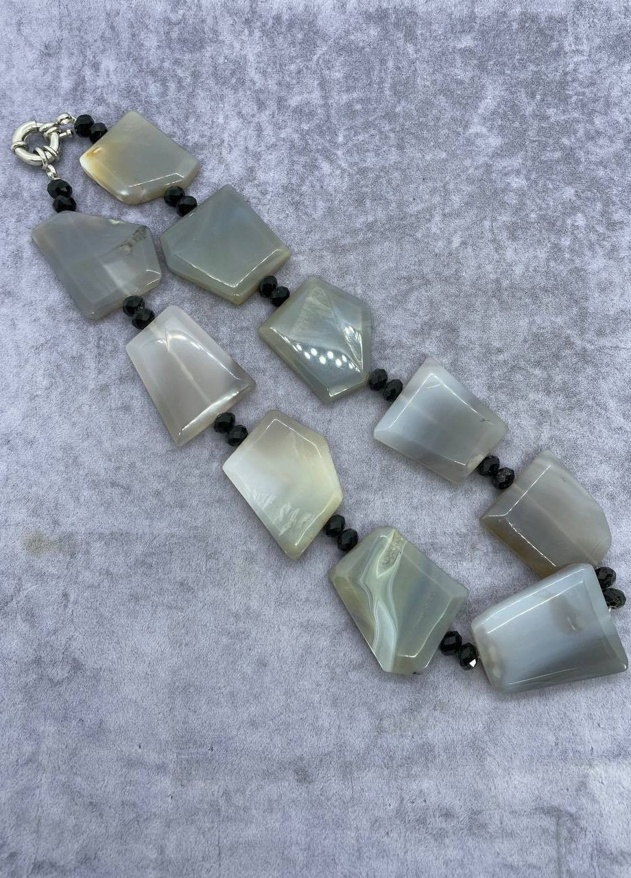 Бусы агат 45 см No Brand (262821798)