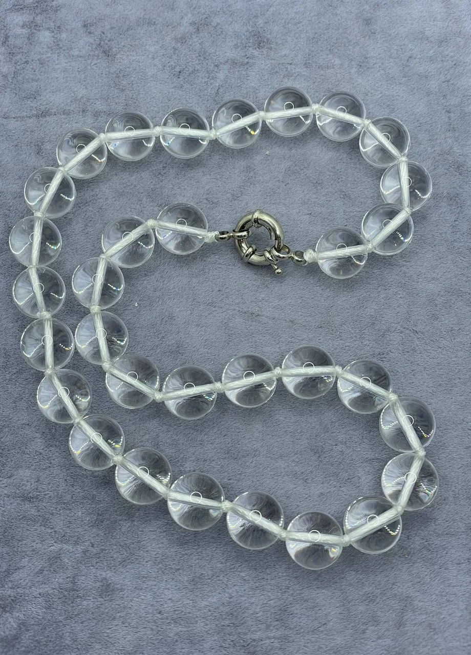 Намисто гірський кришталь 45 см 12.5 мм No Brand (262821903)
