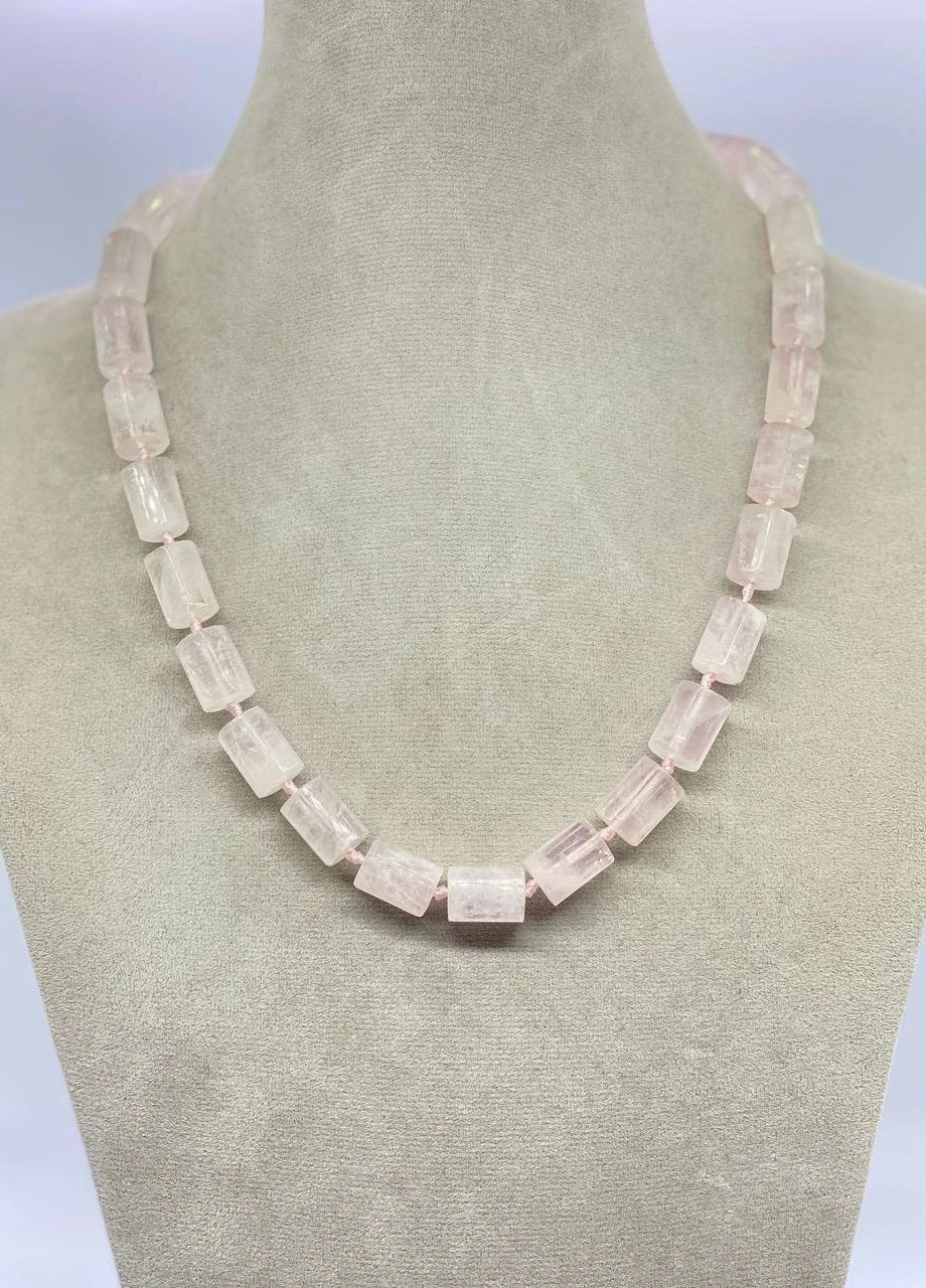 Бусы розовый кварц 50 см No Brand (262821892)
