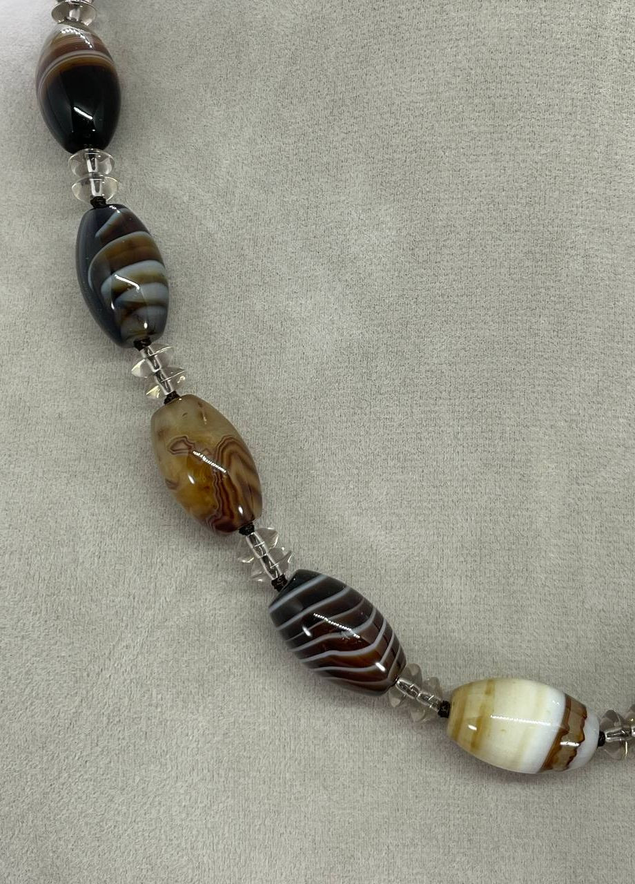 Бусы агат 45 см No Brand (262821880)