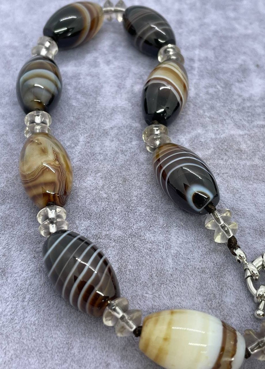 Бусы агат 45 см No Brand (262821880)