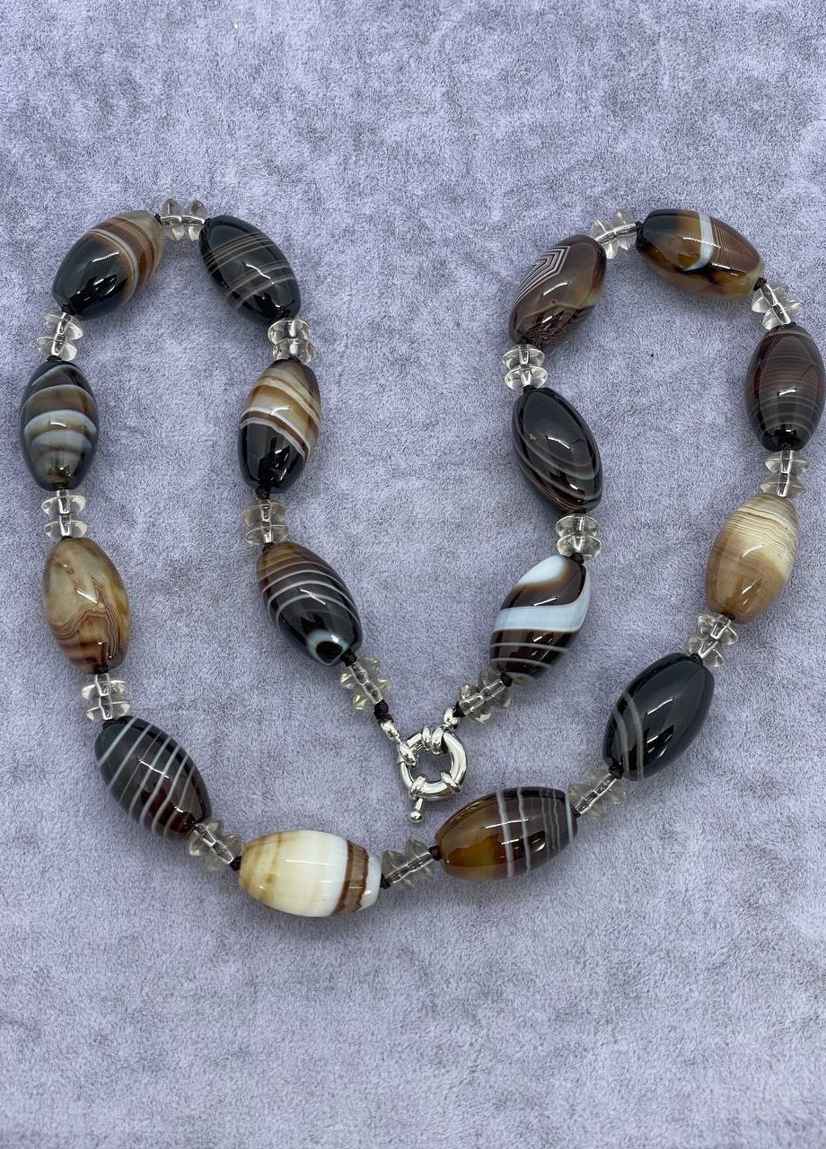 Бусы агат 45 см No Brand (262821880)